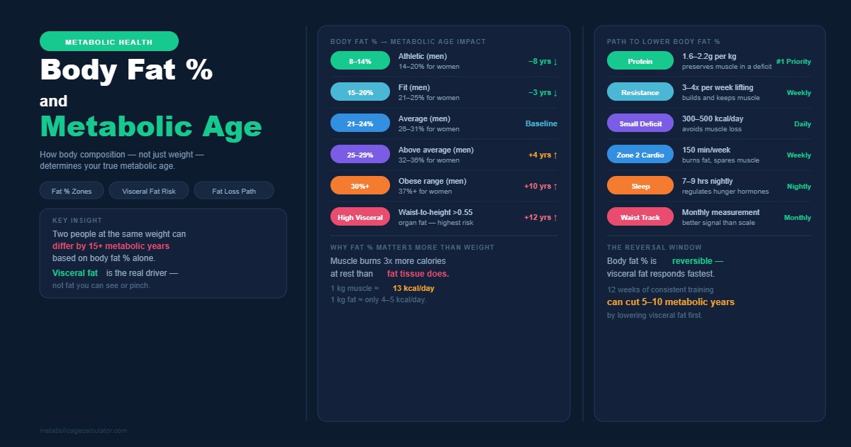 Body Fat Percentage and Metabolic Age: Complete 2026 Guide
