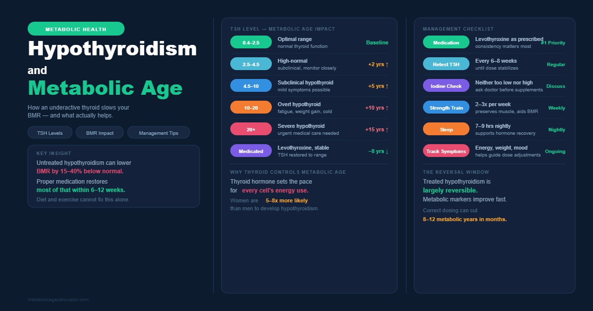 Hypothyroidism Metabolism: Fix Your Slow Body in 2026 Guide