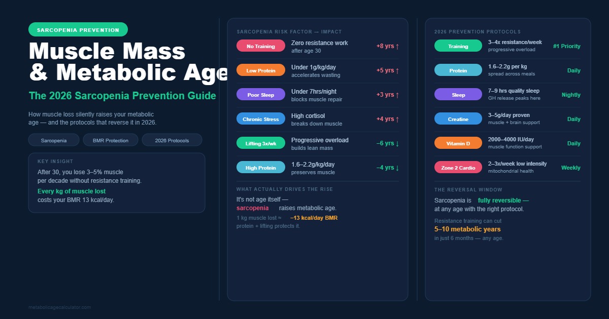 Muscle Mass and Metabolic Age: The 2026 Sarcopenia Prevention Guide
